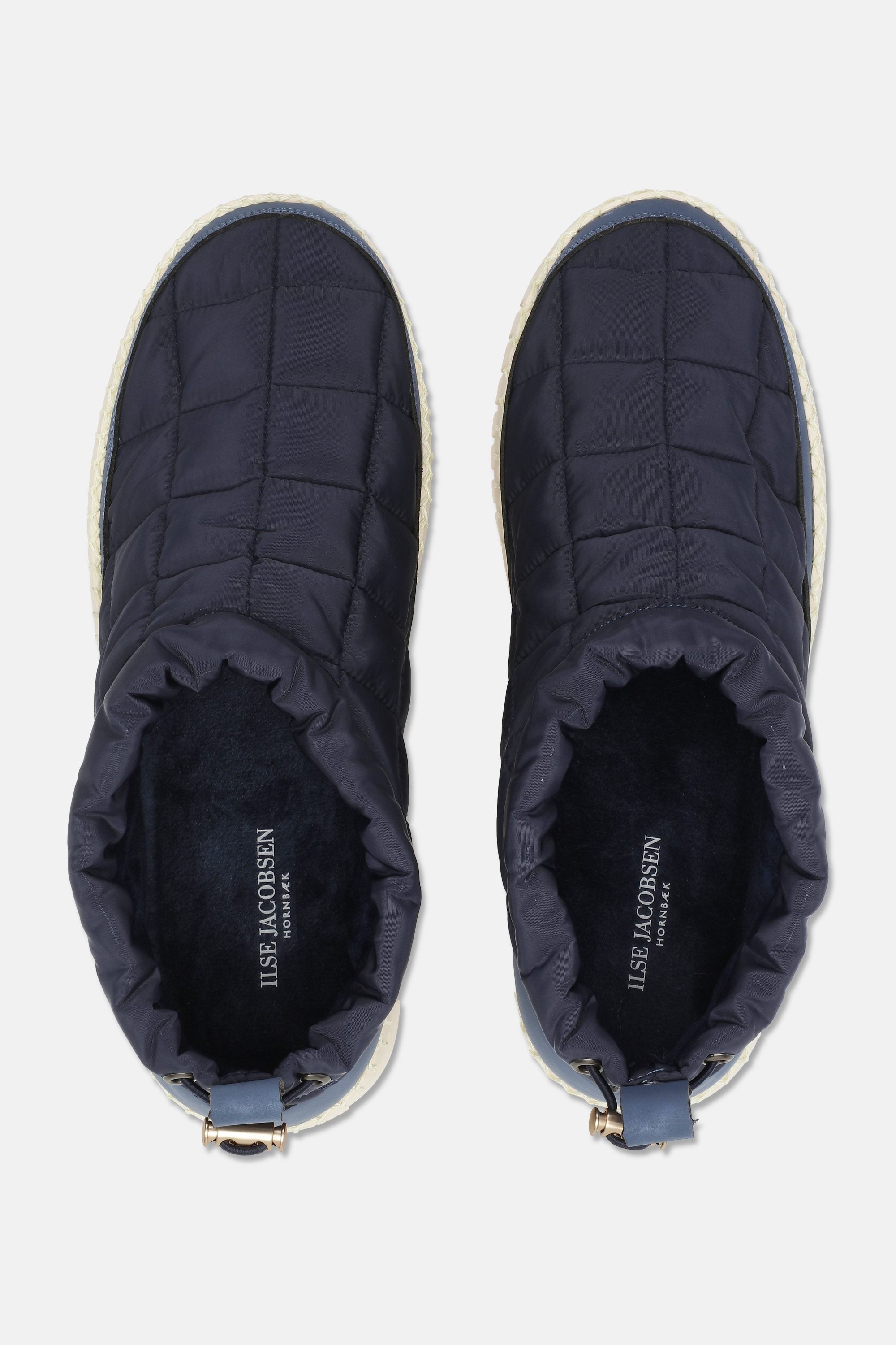 Tulip Low Padded Boot - Dark Indigo Pearled Ivory